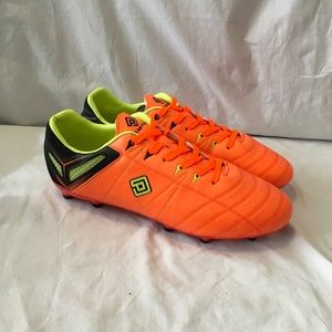 Dream pairs bright orange cleats men’s 12 new!